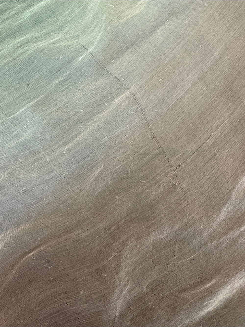 100% SILK SCARF ITALY PINK WHITE OMBRÉ ≈70”x19” SHEER VINTAGE Y2K ITALIAN WRAP - Picture 14 of 16